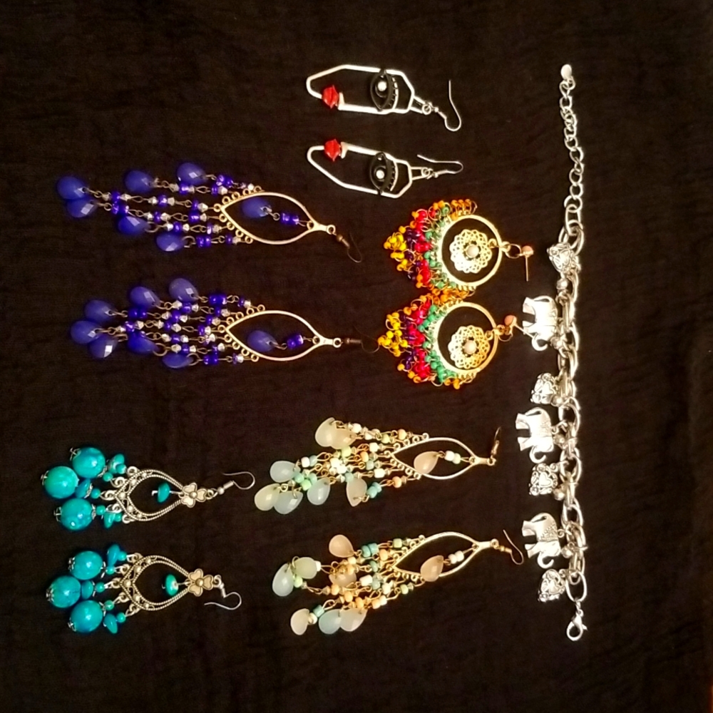 Gypsy Dangle Earring Bundle Variety of Colors
